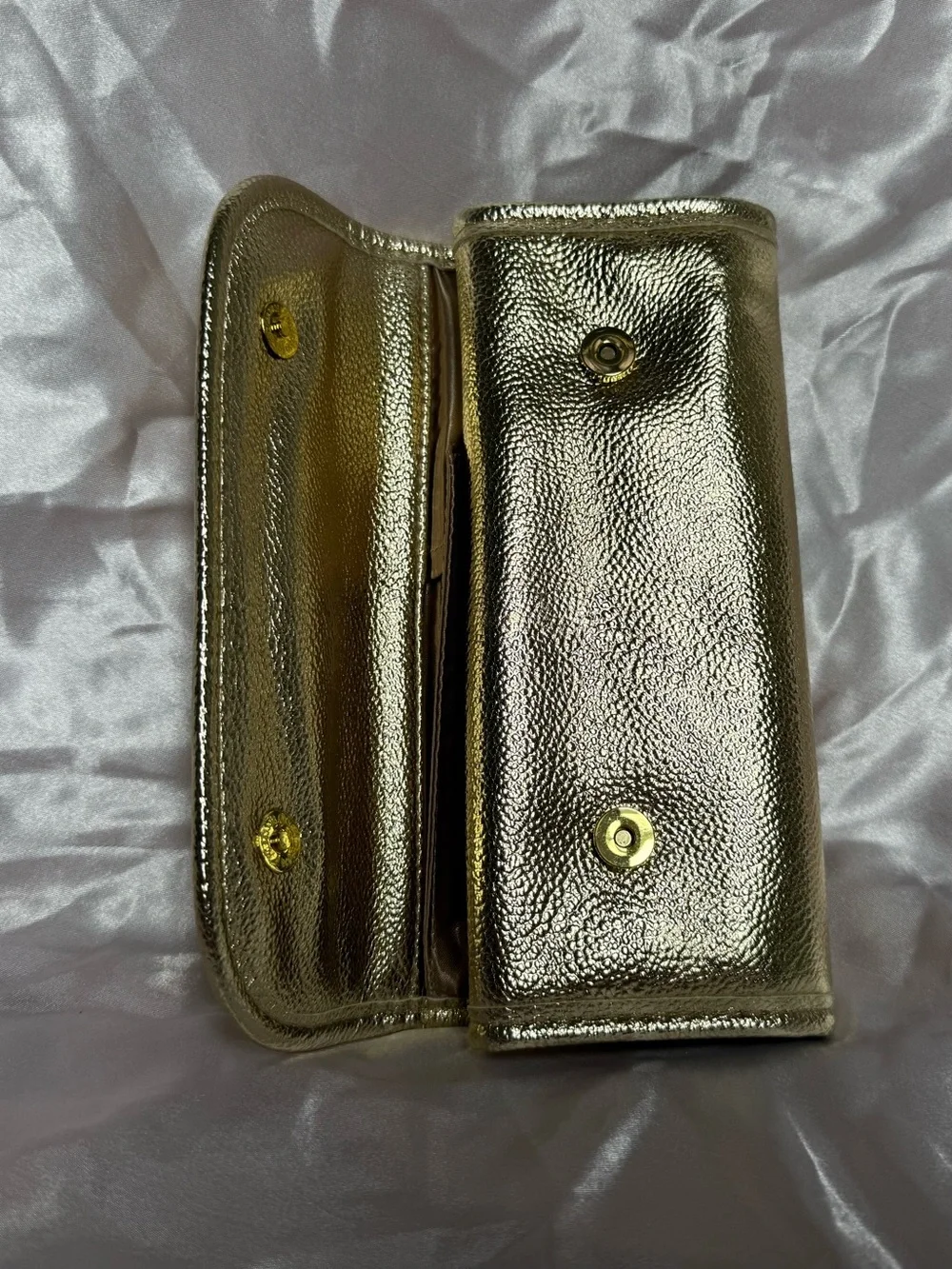 bareMinerals Metallic Gold Make-up Brush Travel Case